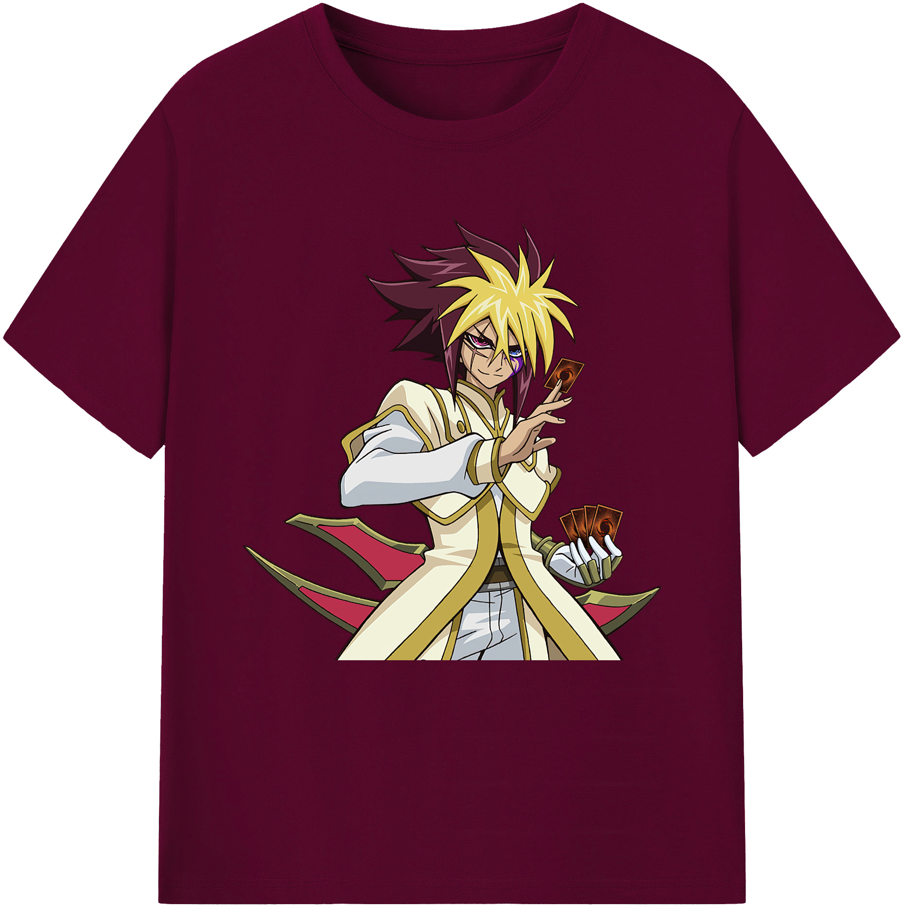 （画像用） 遊☆戯☆王 Yu-Gi-Oh! レディースカジュアルプリントTシャツ（綿100％）